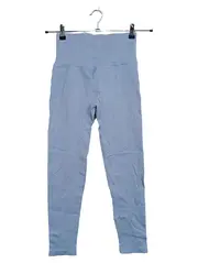 Vorschaubild 1 von Sport Essentials Damen Leggings High-Waist Rippstrick Blau Größe S