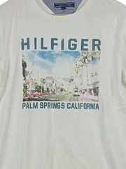 Vorschaubild 2 von T-Shirt Herren S Palm Springs California Weiß Print