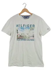 Vorschaubild 1 von T-Shirt Herren S Palm Springs California Weiß Print