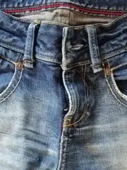 Vorschaubild 5 von Jeans Damen W28/L30 Blau Vintage Low Rise Regular Fit