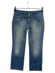 Vorschaubild 1 von Jeans Damen W28/L30 Blau Vintage Low Rise Regular Fit