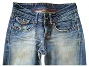 Vorschaubild 2 von Jeans Damen W28/L30 Blau Vintage Low Rise Regular Fit