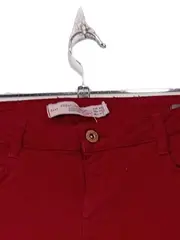 Vorschaubild 5 von Damen Jeans Slim Fit Baumwolle Rot Gr. W31 L30 Freizeit Hose