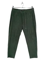 Vorschaubild 1 von Damen Jogginghose Gr. 40 Grün Velours Optik Casual