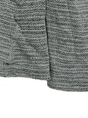 Vorschaubild 3 von Langarmshirt Damen 36 S Grau Gestreift 100% Baumwolle Casual Top