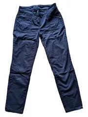 Vorschaubild 2 von Carrie Damen Cargohose Gr. 36 Blau Baumwolle Stretch