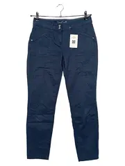 Vorschaubild 1 von Carrie Damen Cargohose Gr. 36 Blau Baumwolle Stretch
