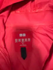 Vorschaubild 3 von Damen Regenjacke Kapuze Rot Wasserdicht Winddicht Gr. XL
