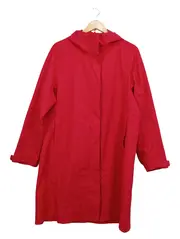 Vorschaubild 1 von Damen Regenjacke Kapuze Rot Wasserdicht Winddicht Gr. XL