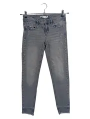 Vorschaubild 1 von Damen Skinny Jeans Grau Gr. 36 W26 Stretch Used Look
