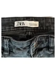 Vorschaubild 4 von Damen Skinny Jeans Grau Gr. 36 W26 Stretch Used Look