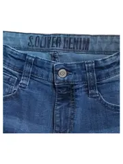 Vorschaubild 2 von Denim Jeans Kinder Regular Fit Gr. 140 Blau Baumwolle