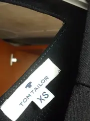 Vorschaubild 4 von Damen T-Shirt Elegant Schwarz Uni Kurzarm Gr. XS 34 Cut-Outs