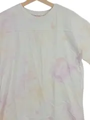 Vorschaubild 2 von Damen T-Shirt Gr. S Batik Tie-Dye Pastell Rosa Gelb Baumwolle
