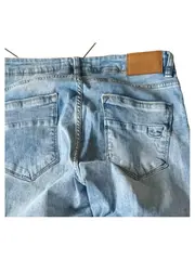 Vorschaubild 2 von SUBLEVEL Herren Destroyed Jeans W32/L34 Hellblau Denim Organic Cotton