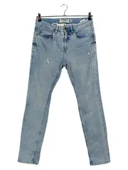 Vorschaubild 1 von SUBLEVEL Herren Destroyed Jeans W32/L34 Hellblau Denim Organic Cotton