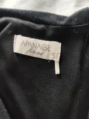 Vorschaubild 3 von Femme Businesskleid Gr. 42/XL Kariert Schwarz Weiß Langarm