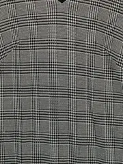 Vorschaubild 2 von Femme Businesskleid Gr. 42/XL Kariert Schwarz Weiß Langarm