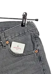 Vorschaubild 2 von Premium Jeans Shorts Herren W30 Grau Denim Cut-Off Fransen