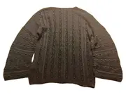 Vorschaubild 2 von Strickpullover Damen Gr. S Schwarz Strukturmuster Italy