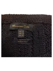 Vorschaubild 6 von Strickpullover Damen Gr. S Schwarz Strukturmuster Italy
