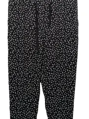 Vorschaubild 4 von Damen Jumpsuit Schwarz Weiß Muster Gr. S Ärmellos