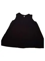 Vorschaubild 2 von Damen Top Bluse Ärmellos Schwarz Gr. M Viskose Minimalistisch