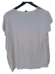 Vorschaubild 3 von Premium Damen Bluse Wickeloptik Rosa Gr. 42/XL Viskose