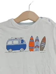 Vorschaubild 2 von Kinder T-Shirt Gr. 92 Weiß VW Bus Surfbretter Motiv Casual
