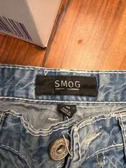 Vorschaubild 2 von Jeans Shorts Herren Blau Casual Denim Kurze Hose Gr. M W32