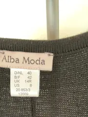 Vorschaubild 8 von Strickkleid Damen Schwarz Gr. 40 Viskose Ärmellos V-Ausschnitt Basic