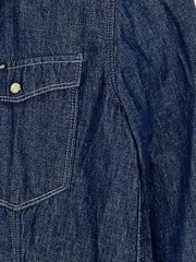 Vorschaubild 3 von Damen Jeanshemd Hemdbluse Blau Stickerei Gr. S 36