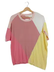 Vorschaubild 1 von Damen Pullover Shirt Gr. 40 L Mehrfarbig Casual Rippstrick