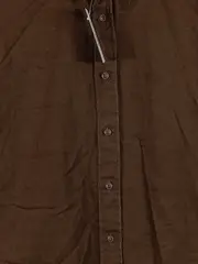Vorschaubild 3 von Business Hemd Herren Langarm Uni Braun Gr. XL 54 Baumwolle