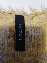 Vorschaubild 7 von Strickjacke Damen Tweed Bouclé Gelb Gr. M/38 Wolle Alpaka