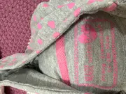 Vorschaubild 6 von Kapuzenpullover Hoodie Herzmuster Gr. 86 Grau Pink Glitzer