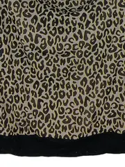 Vorschaubild 5 von Damen Langarmshirt Leo-Muster Wasserfall-Ausschnitt Gr. 36 S Grau