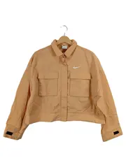 Vorschaubild 1 von Damen Trainingsjacke Cropped Beige Gr. S Sportjacke