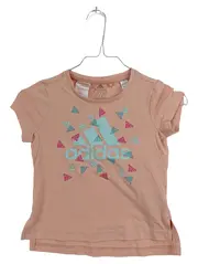 Vorschaubild 2 von Mädchen T-Shirt Gr. 128 Rosa Logo Print Primegreen Sportshirt