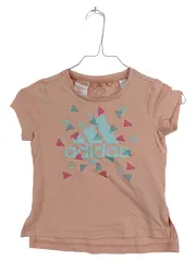 Vorschaubild 1 von Mädchen T-Shirt Gr. 128 Rosa Logo Print Primegreen Sportshirt