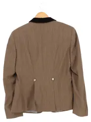 Vorschaubild 2 von Damen Turnierjacket Reitjacket Braun Gestreift Gr. 38/M Elegant Sportlich