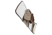 Vorschaubild 3 von Wickeltasche Unisex Weiß Braun Florales Muster Babytasche