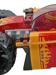 Vorschaubild 3 von Ninjago Kais Ninja Flitzer Rennwagen Fahrzeug rot gold mit Figur