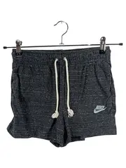 Vorschaubild 1 von Damen Sport Shorts Gr. XS Grau Meliert Baumwolle Kurze Hose