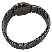 Vorschaubild 3 von Damenuhr Armbanduhr rosa Zifferblatt Blumenmuster Metallarmband