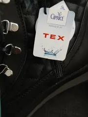 Vorschaubild 4 von Damen Schneestiefel Schwarz Gr. 39 TEX Wasserdicht Fellbesatz NEU