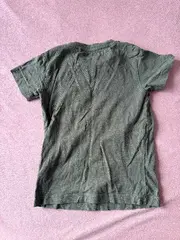 Vorschaubild 2 von Kinder T-Shirt Gr. 98 Oliv Grün Basic Baumwolle Kurzarm