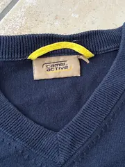 Vorschaubild 7 von Herren Pullover V-Ausschnitt Gr. 50/L Blau Casual