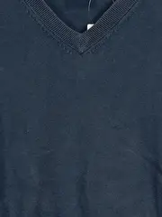 Vorschaubild 3 von Herren Pullover V-Ausschnitt Gr. 50/L Blau Casual
