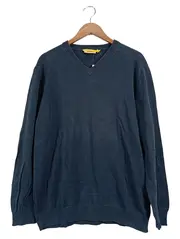 Vorschaubild 2 von Herren Pullover V-Ausschnitt Gr. 50/L Blau Casual